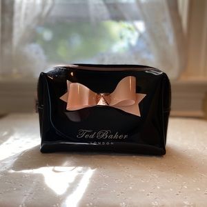 Ted Baker London Pink and Black Makeup Bag Purse
